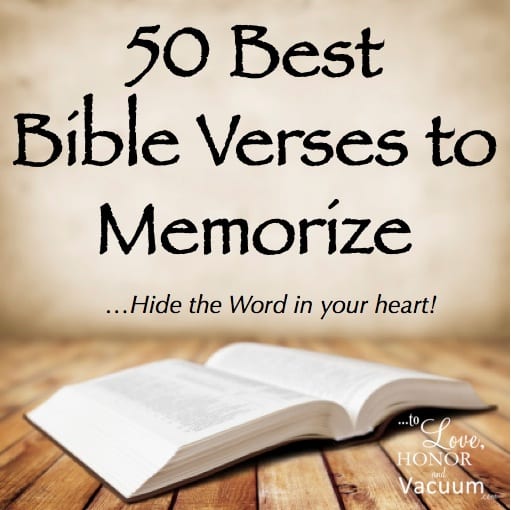 50 Best Bible Verses to Memorize