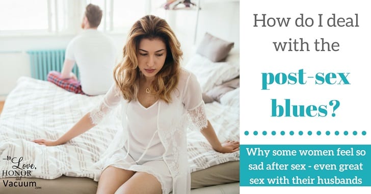 When sex makes you feel depressed and less connected from the husband you love, what do you do?