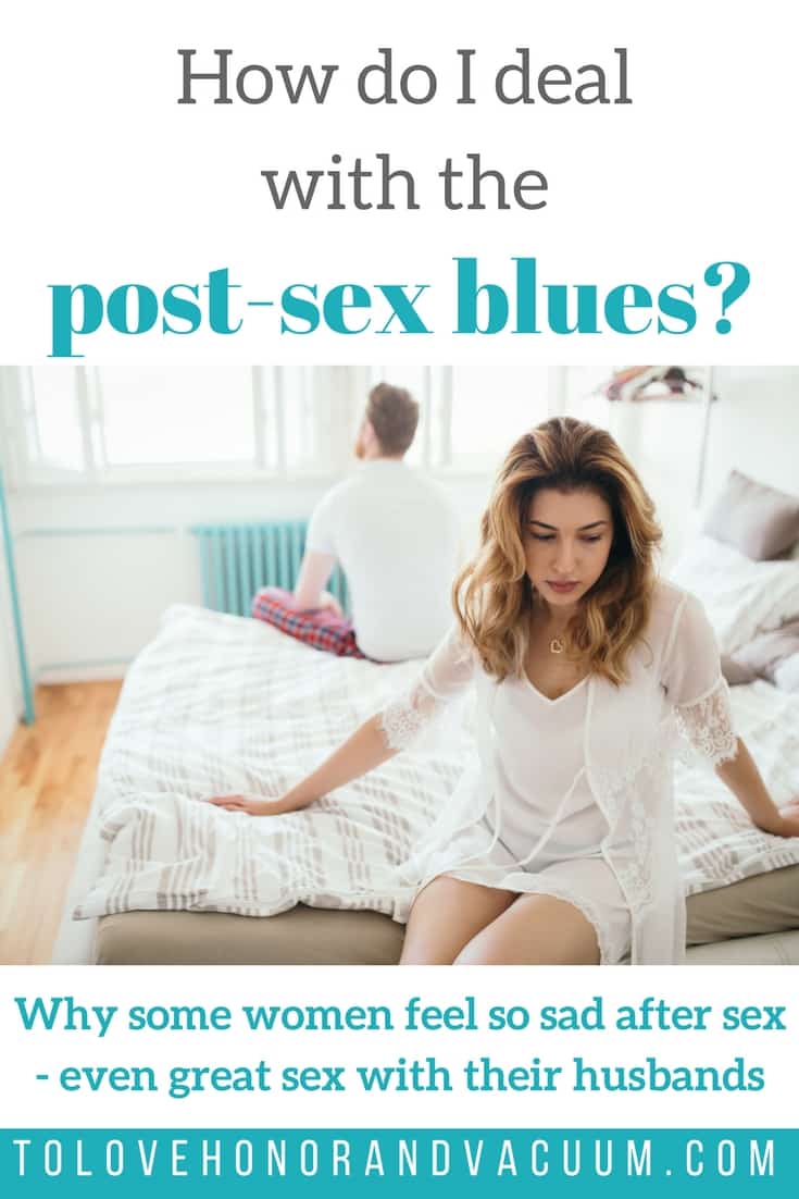 When sex makes you feel depressed and less connected from the husband you love, what do you do?