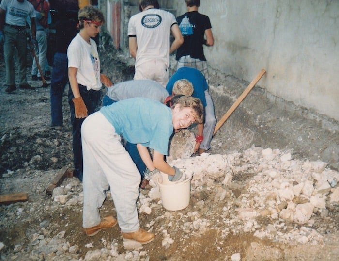 Teen Missions International construction scene in Philippines