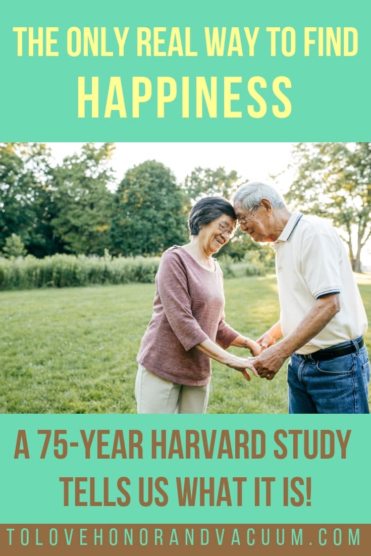 What is the secret to happiness? A Harvard study tells us it's relationships! 
