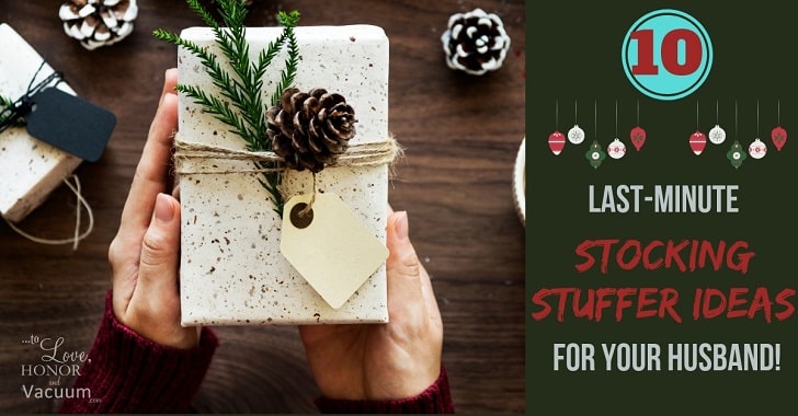 10 great gift ideas for your husband! Check out these stocking stuffers for your husband he's going to love!