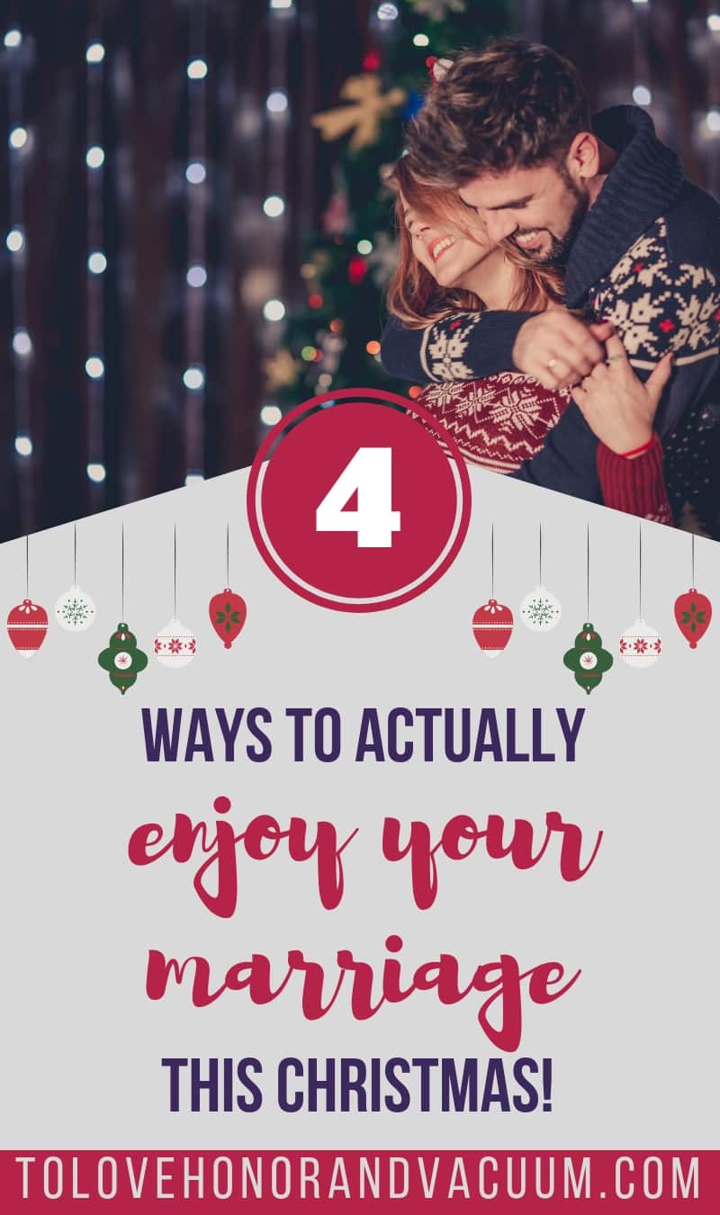 Are you busy and stressed every Christmas season? Is your marriage suffering from neglect? Here are 4 changes you can make to have a wonderful marriage even through the holidays.