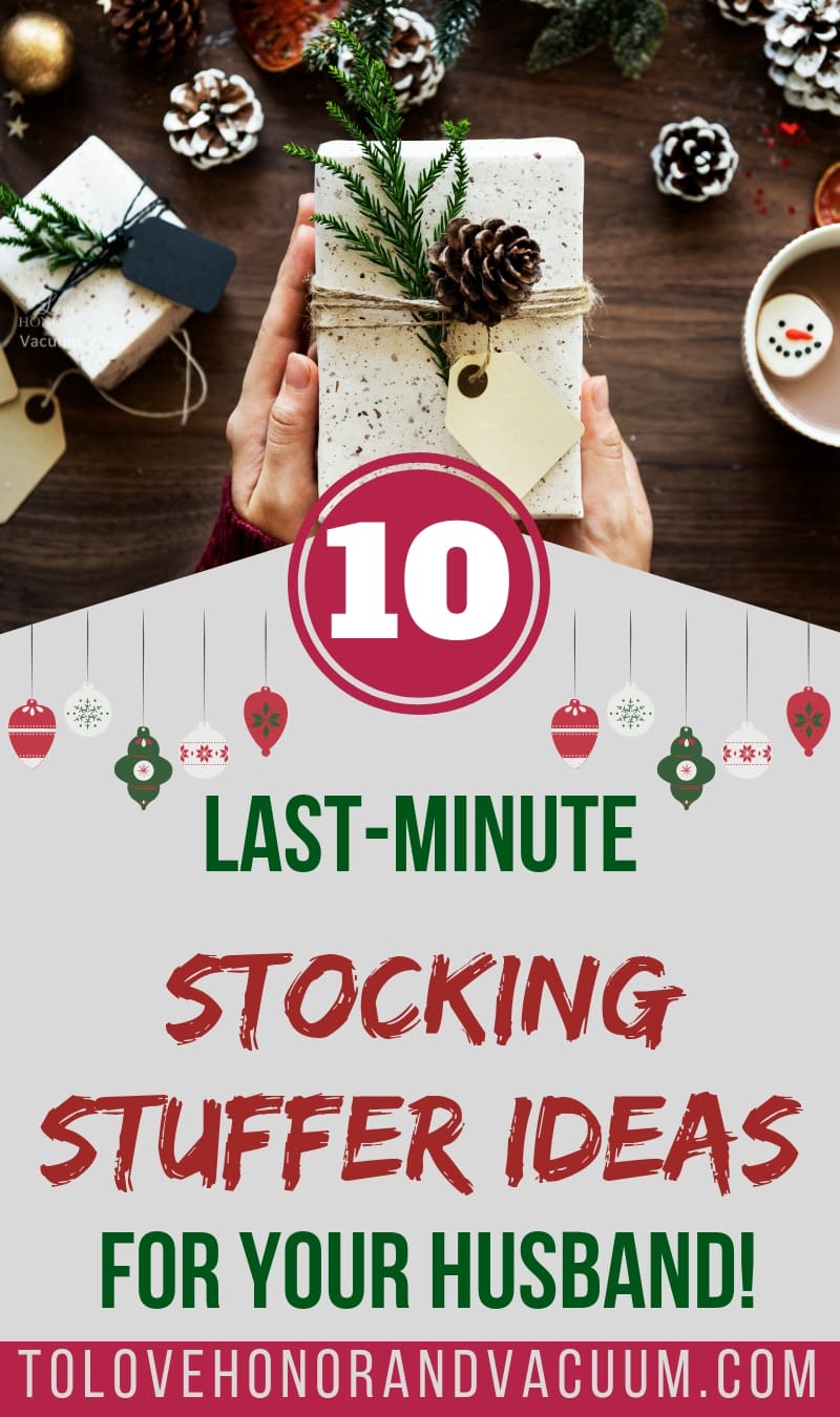 10 great gift ideas for your husband! Check out these stocking stuffers for your husband he's going to love! #stockingstuffers #christmaspresents #christmas #christmasgifts #buyinggifts #giftideas