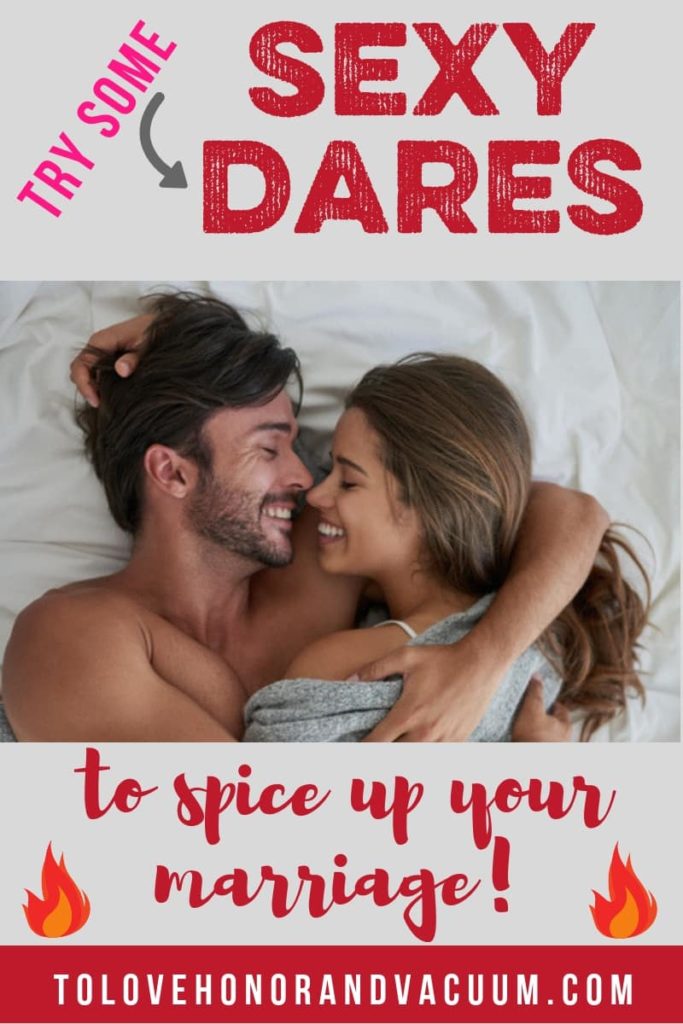 Sexy Dares for Your Marriage--24 dares to spice things up