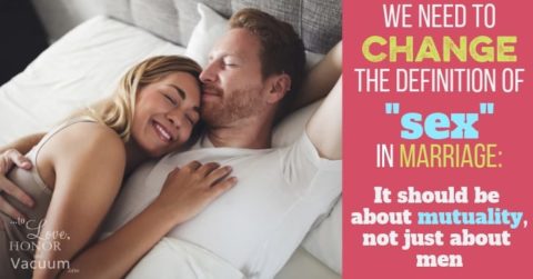 Why We Need a New Definition of Sex - Bare Marriage