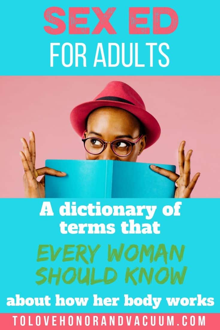 Dictionary of Sex Terms Every Woman Should Know