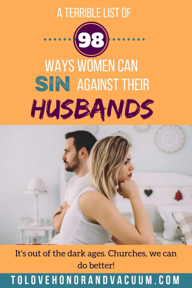 98 Ways Women Can Sin Against their Husbands