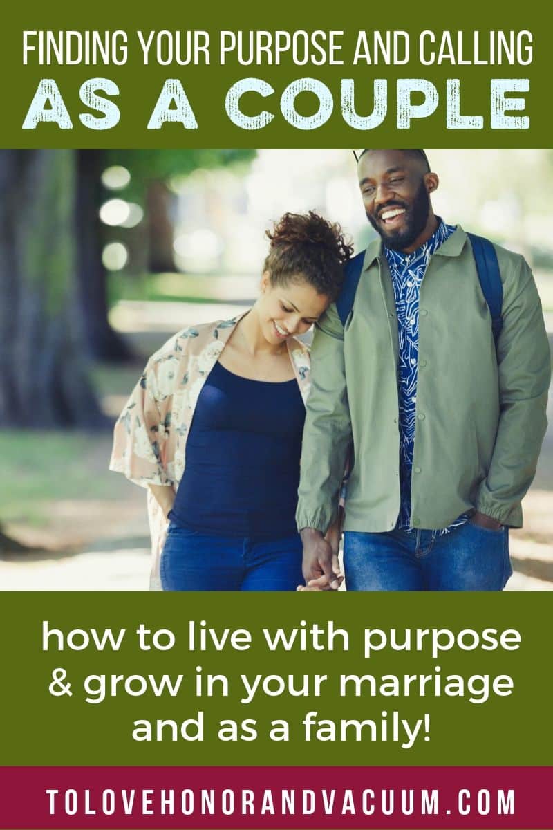 Living with purpose as a couple: a worksheet to help couples find their purpose and make goals together! 