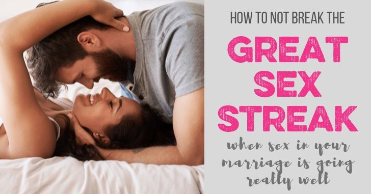 The Glory Years of Sex: How to keep great sex in marriage going, instead of falling into a rut.