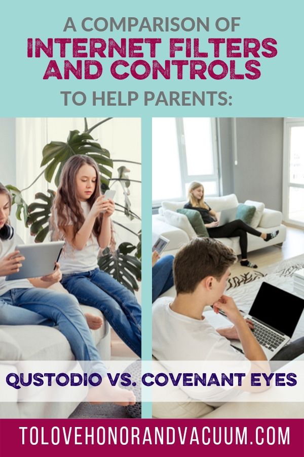 Internet Filters on your Computer--Qustodio vs. Covenant Eyes
