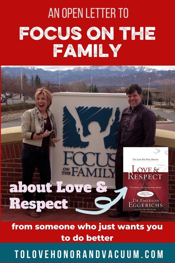 An Open Letter to Focus on the Family about Love & Respect and Emerson  Eggerichs - Bare Marriage