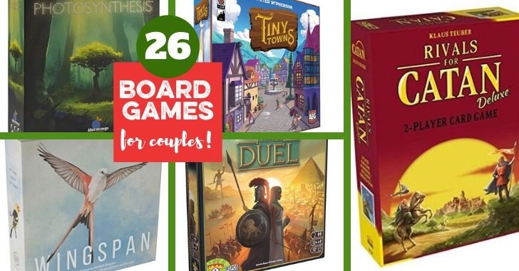 26 Board Games for Couples: Two Player Board Games that are Awesome
