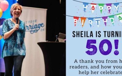 Sheila turns 50! A Thank You from Her Readers