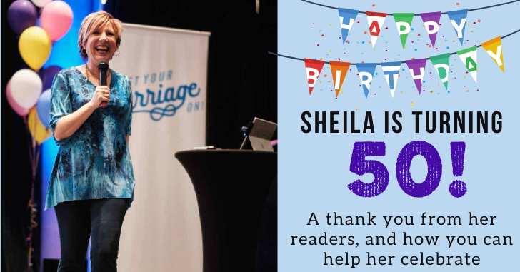 Sheila's 50th birthday messages