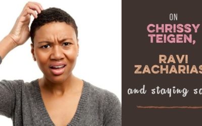 On Chrissy Teigen, Ravi Zacharias, and Staying Sane