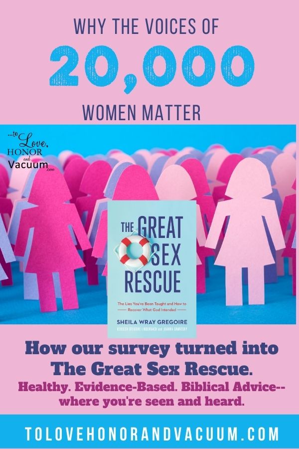 Why 20,000 Women Matter: The Great Sex rescue