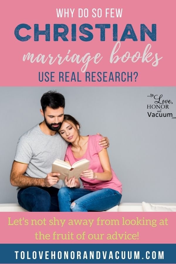 Why Do Christians Not Use Research for Relationship Books?