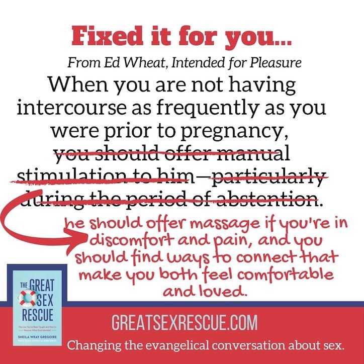 Fixed it for you Ed Wheat pregnancy