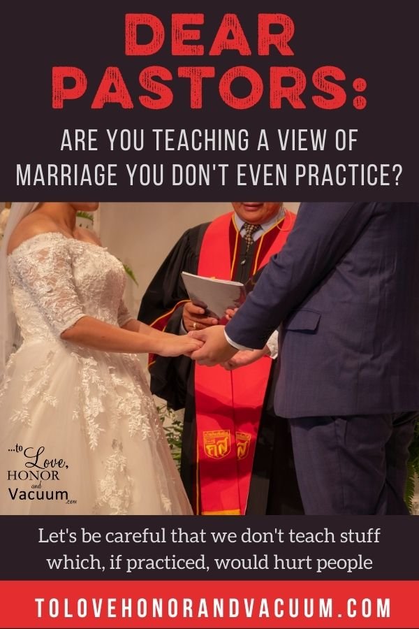 Are Pastors Preaching Something They Don't Practice About Marriage?