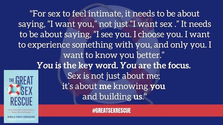 I Want You Quote from Great Sex Rescue