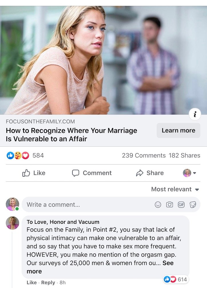 Focus on the Family Article on Divorce