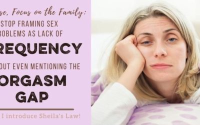 Why We Have to Stop Ignoring the Orgasm Gap by Saying Frequency is all that Matters