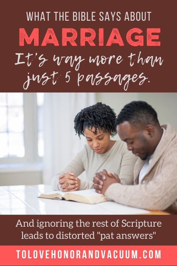 More than 5 Passages about Marriage