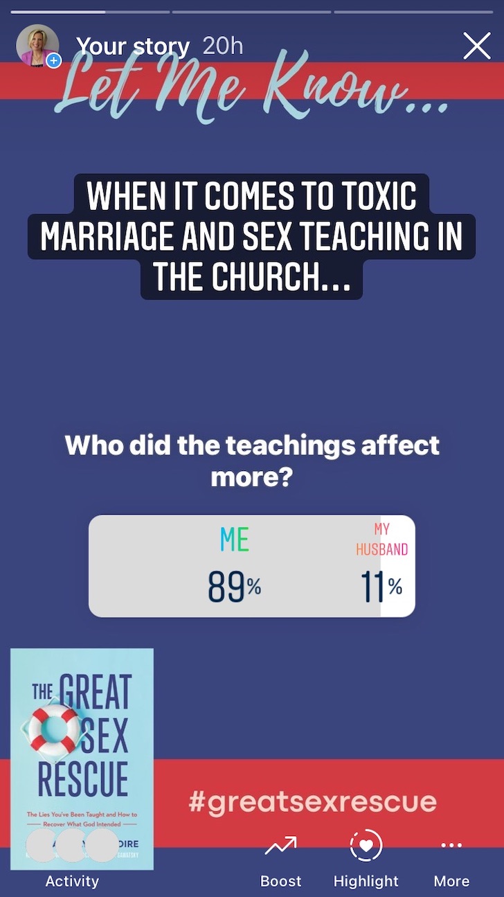 Who Believed Toxic Sex teachings More