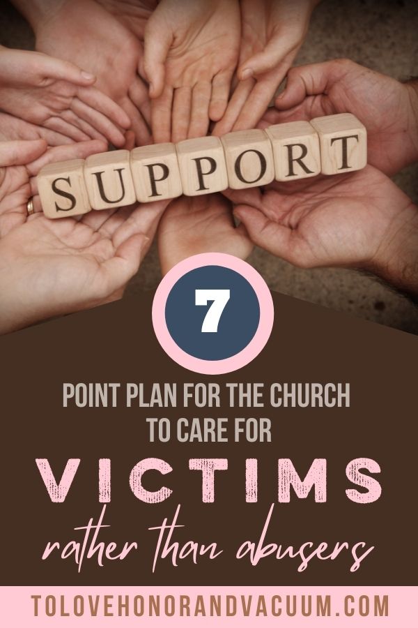Church Should Support Victims Not Perpetrators
