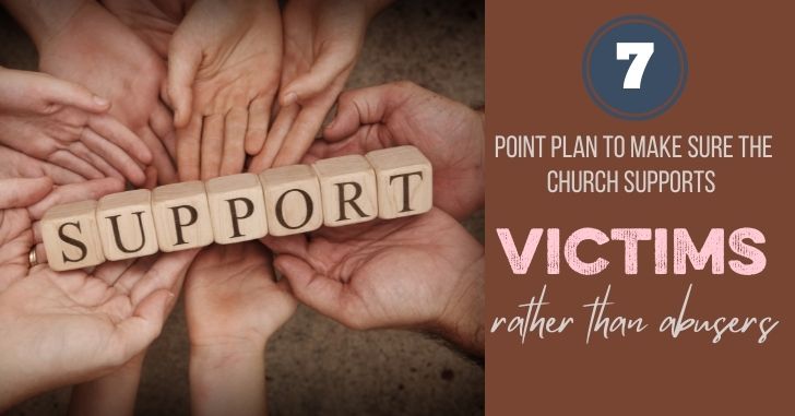 Church should support victims not abusers