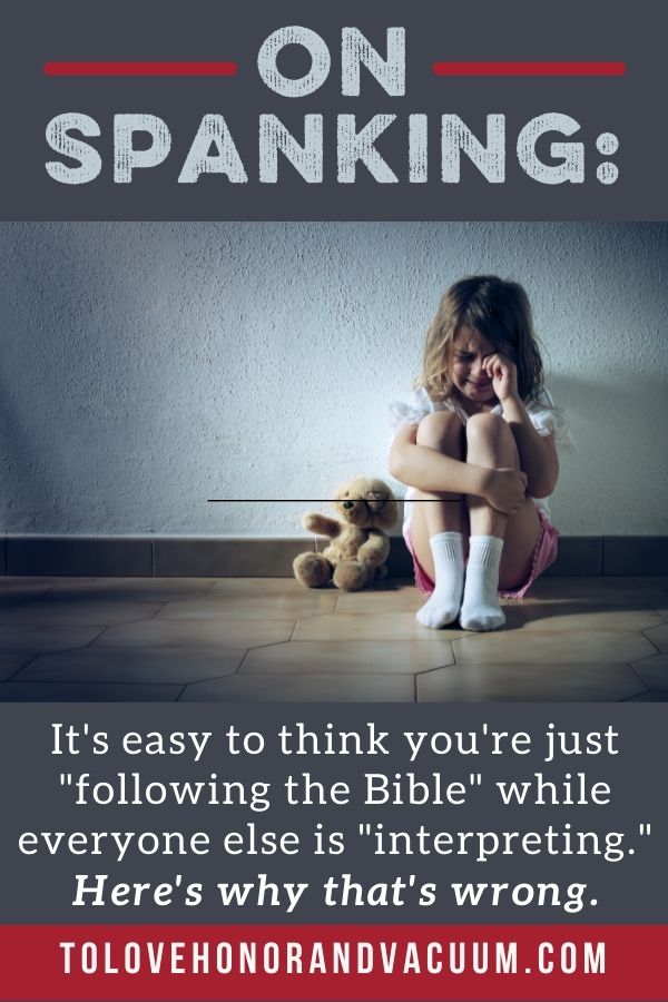On Spanking and the Rod in Scripture