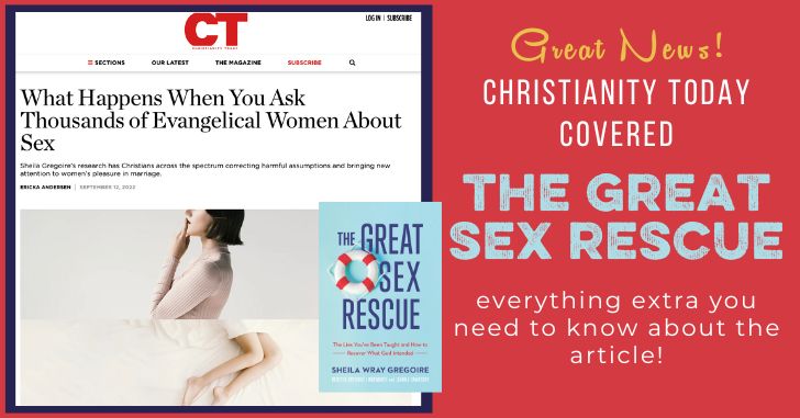 Great Sex Rescue in Christianity Today