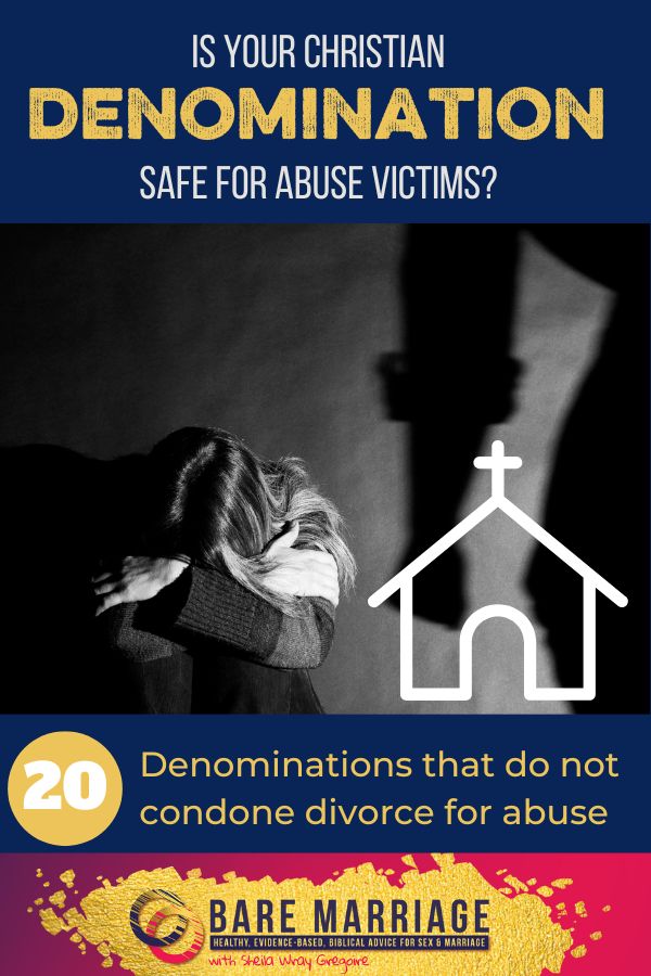 Unsafe Policies of 20 Evangelical Denominations about Divorce for Abuse