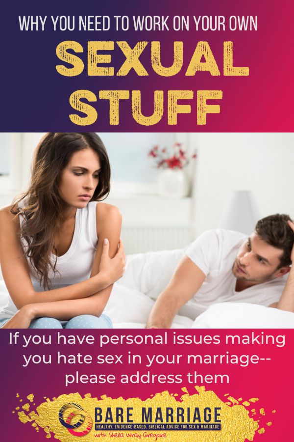 Why you're responsible for working on your own sexual stuff