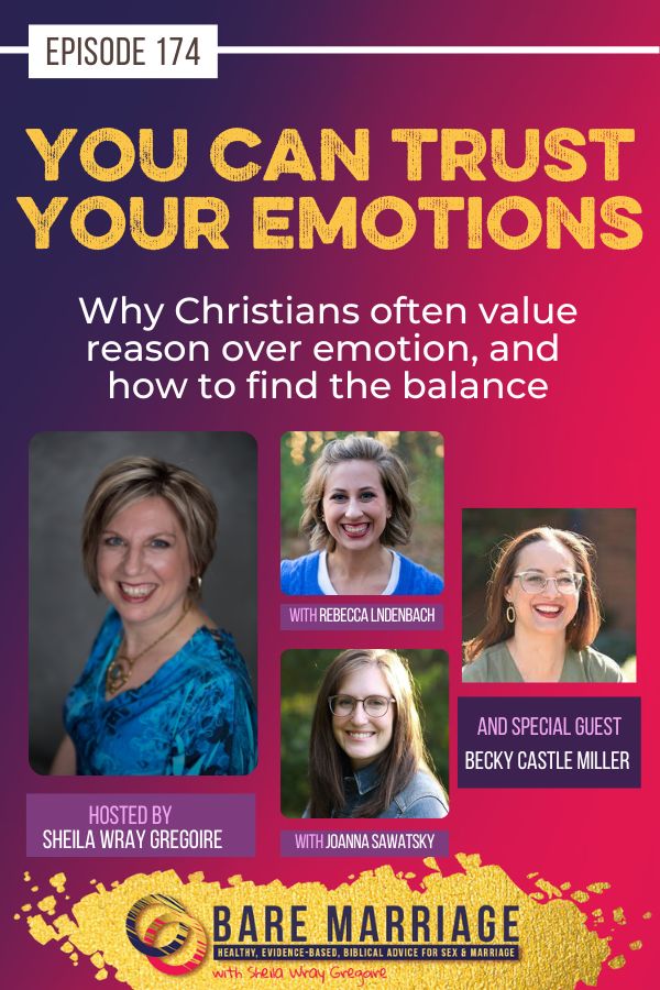You can trust your emotions podcast with Becky Castle Miller
