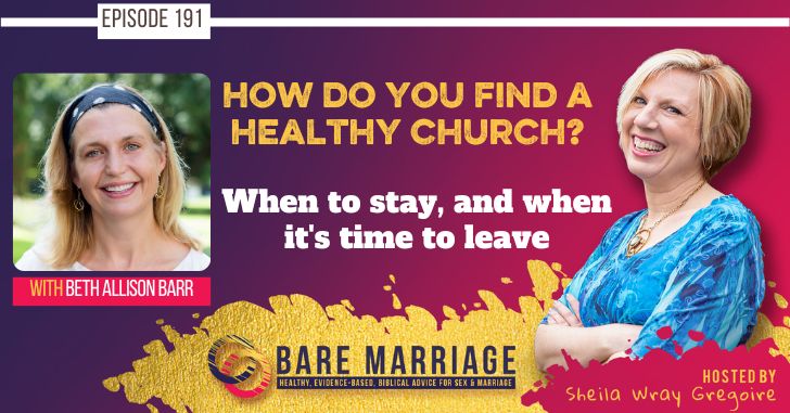 How do you find a healthy church with Beth Allison Barr
