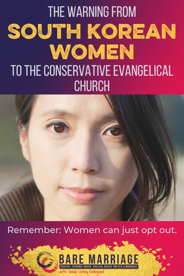 South Korean Women Opting Out warning to Conservative Evangelical Church