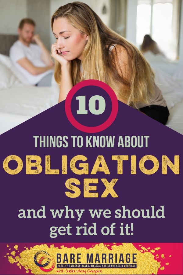 All about obligation sex in marriage