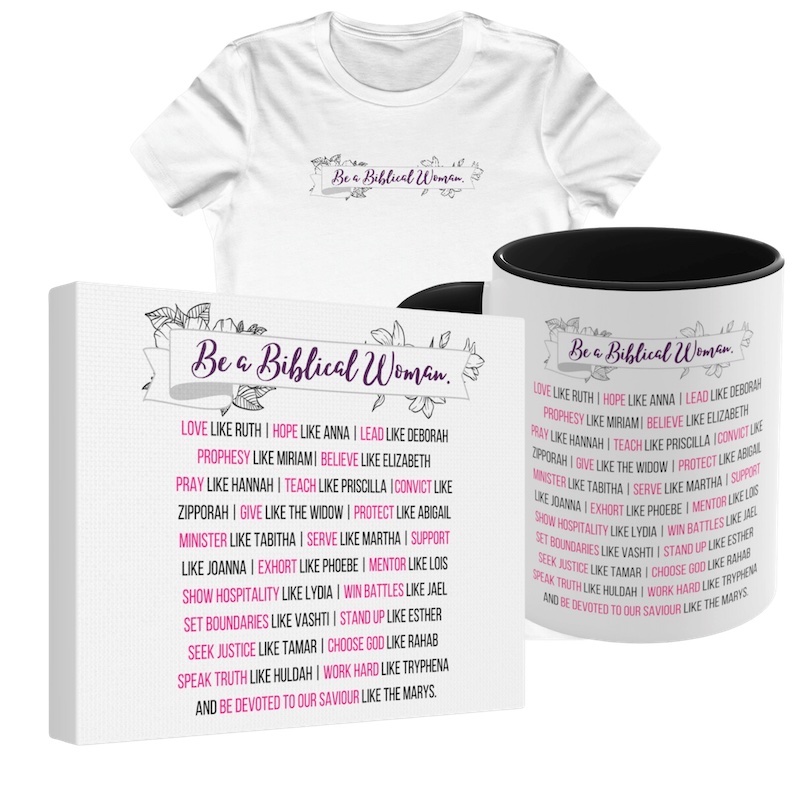 Biblical Womanhood Merch<br />
