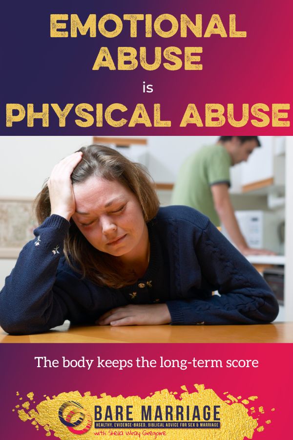 Emotional Abuse is PHysical Abuse