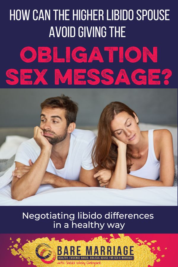 Don't give obligation sex message