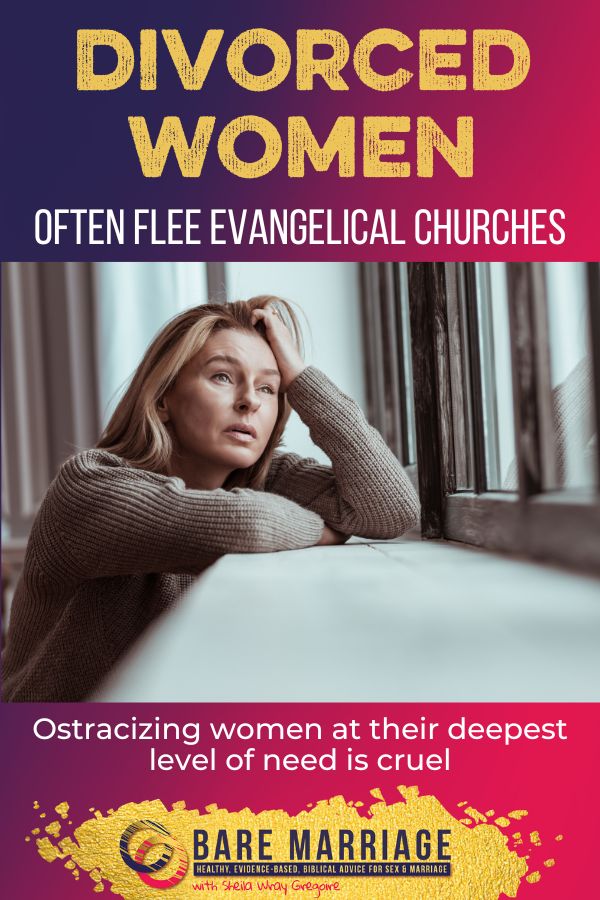 Divorced women leaving evangelical churches