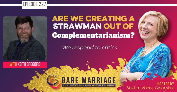 Strawman arguments about complementarianism vs egalitarianism in Christian marriage