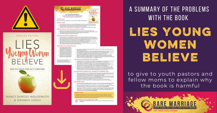The Problems with Lies Young Women Believe: With One Sheet Download
