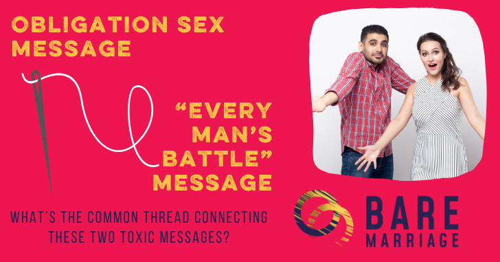 All men lust message connected to obligation sex message