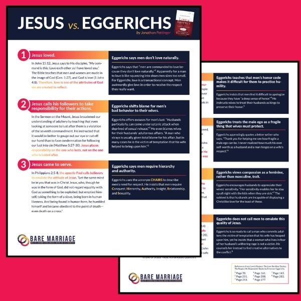 Jesus vs Eggerichs