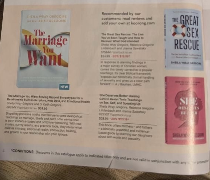 Koorong ad for our books