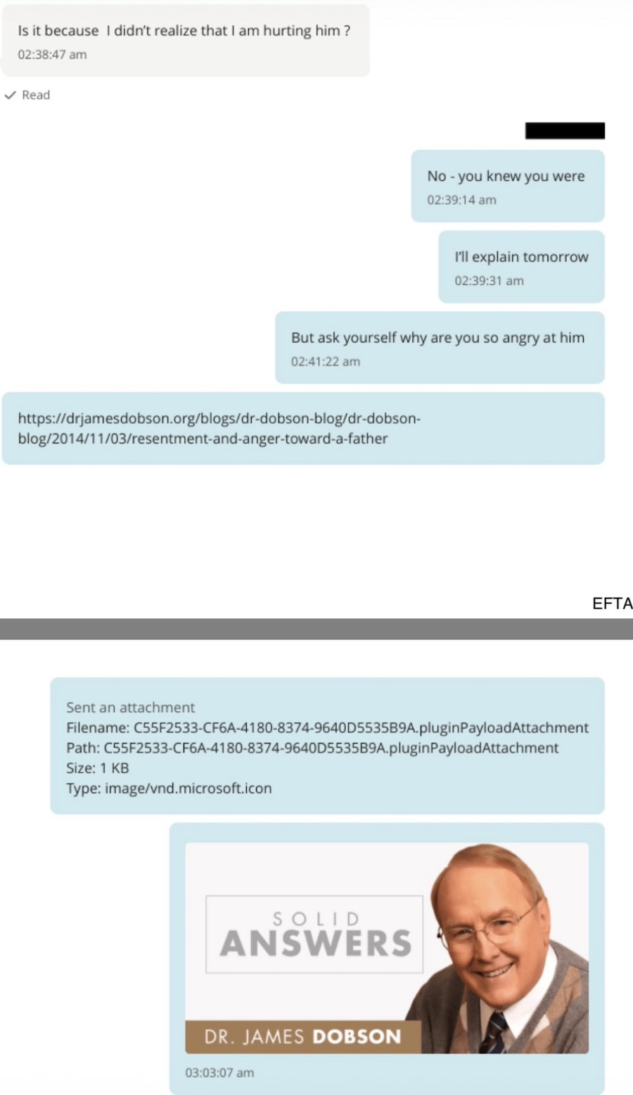 Epstein recommending a Dobson article