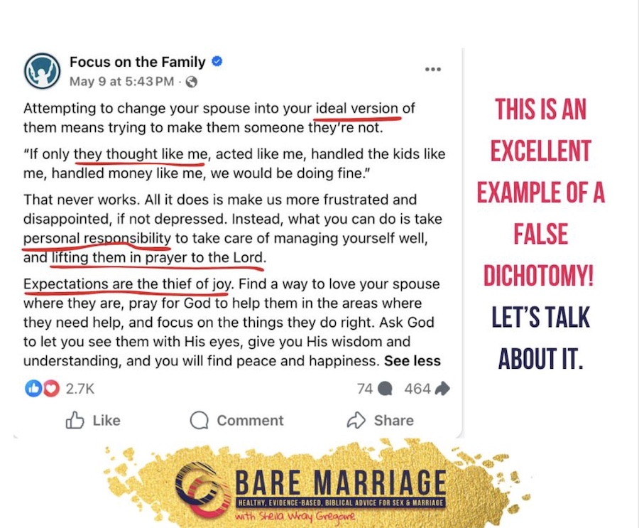 Focus on the Family Expectations in Marriage
